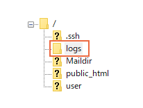 public_htmlとlogs